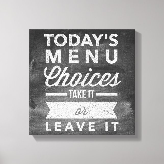 Impressão de tela de arte da cozinha (Frente)