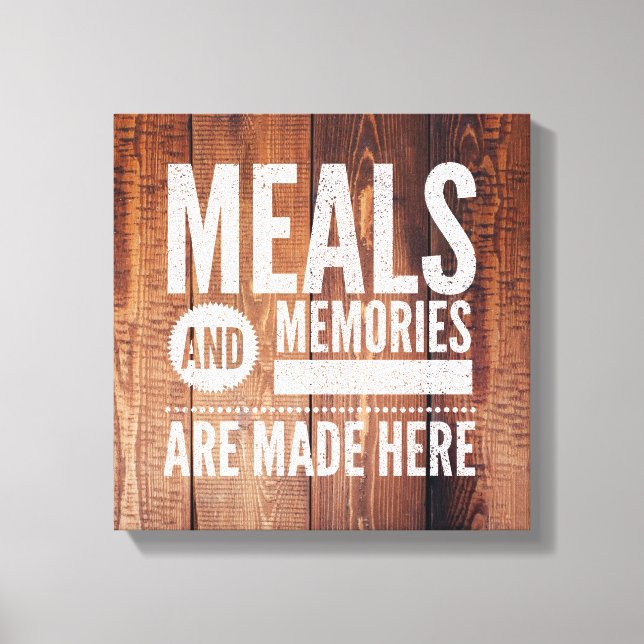 Impressão de tela de arte da cozinha (Frente)