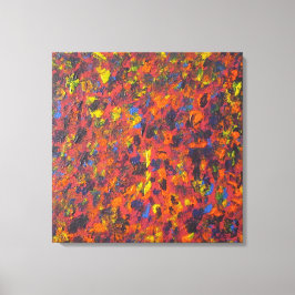 Impressão de Tela de Arte Moderna do Autumn Abstra