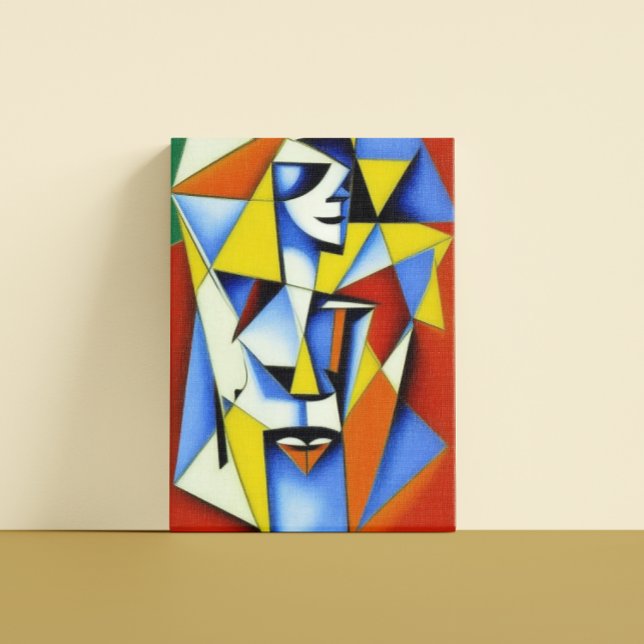 Impressão de Tela de Cubist abstrato Zen (Criador carregado)