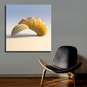 Impressão de Tela de Decoração de Shell do Mar de 