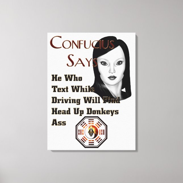 Impressão de Tela de Discussão Confuciosa (Frente)