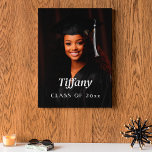 Impressão de Tela de Foto de Upload de Graduação P<br><div class="desc">Personalize rapidamente esta Tela de Graduação Impressa com nome e foto personalizados.</div>