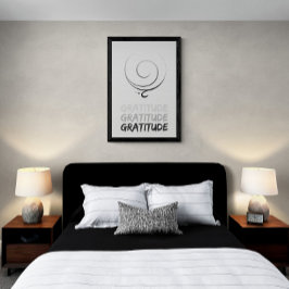 Impressão de tela de Gratidão