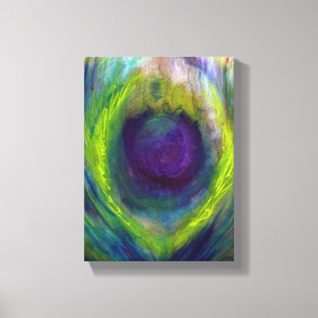 Impressão de tela de pavão (Frente)