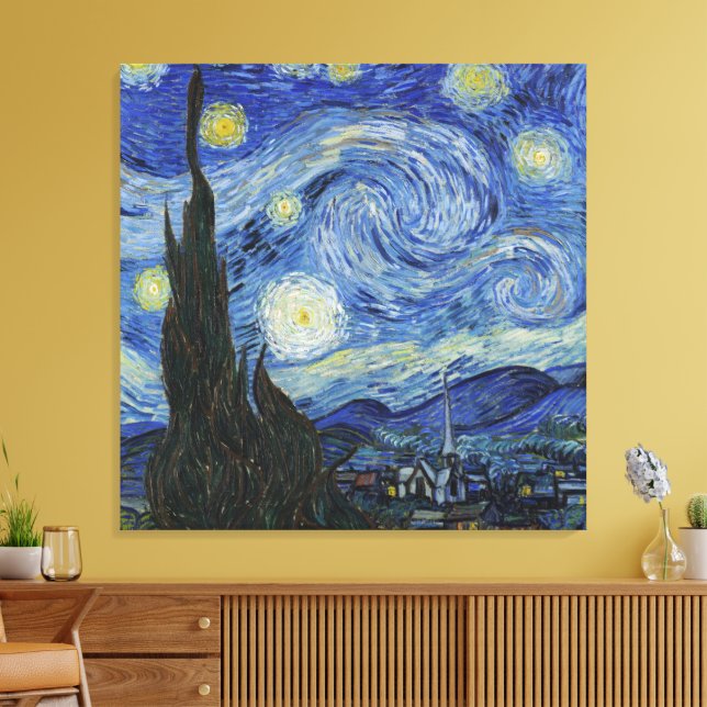 Impressão de tela de pintura Vincent Van Gogh (Insitu(Sala de estar))