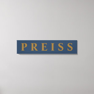 Impressão de tela de primeira/família/Sobrenome