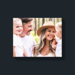 Impressão de tela de retrato da família<br><div class="desc">Canvas de Retratos Familiares.</div>