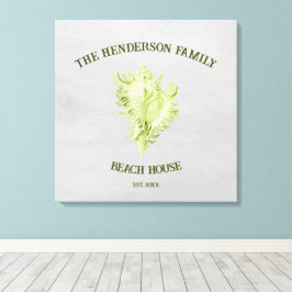 Impressão de Tela de Shell de Conch Verde