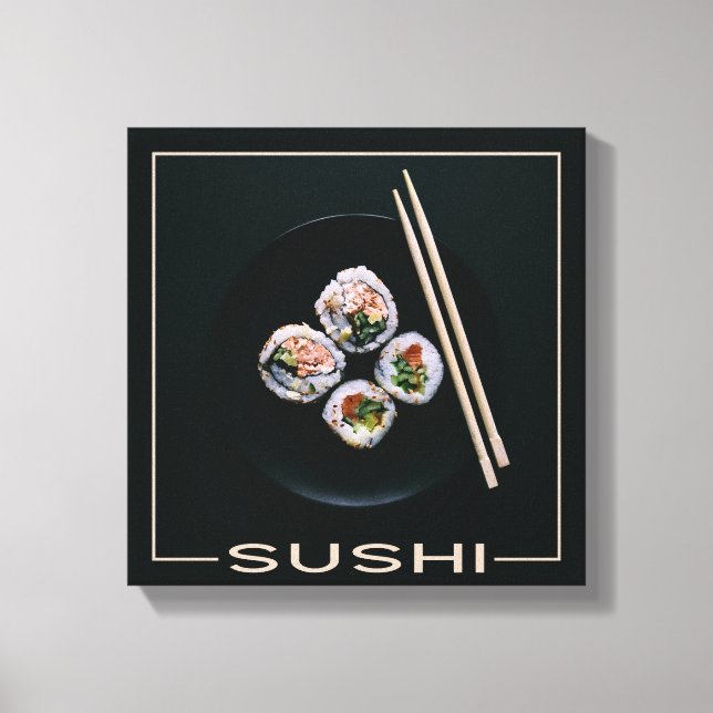Impressão de tela de sushi (Frente)