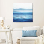 Impressão de Tela do Oceano Costeiro<br><div class="desc">Canvas de Pintura do Oceano Costeiro Imprimem com cores azuis do belo oceano azul profundo no estilo de abstrato moderno. Esta impressão de arte costeira moderna é uma peça de decoração de praia de na moda, arte de muros tropicais, decoração costeira, para qualquer casa costeira, casa temática de praia, ou...</div>