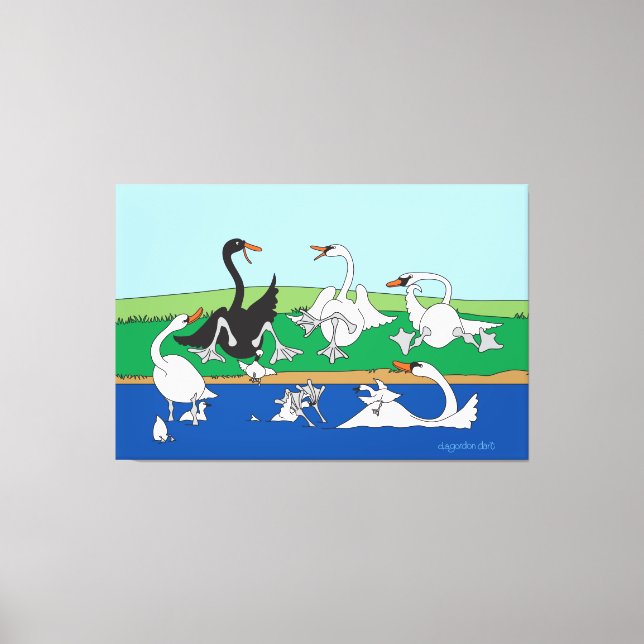 Impressão de tela do Swanna Talk 40x60 (Frente)