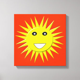 Impressão de tela em tela Bright Sunshine