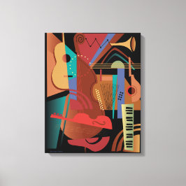 Impressão de tela estendida com Banda Folk