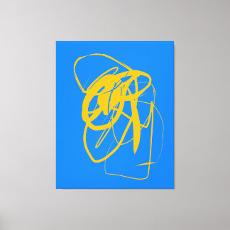 Impressão de tela estendida de dança contemporânea