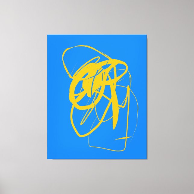 Impressão de tela estendida de dança contemporânea (Frente)