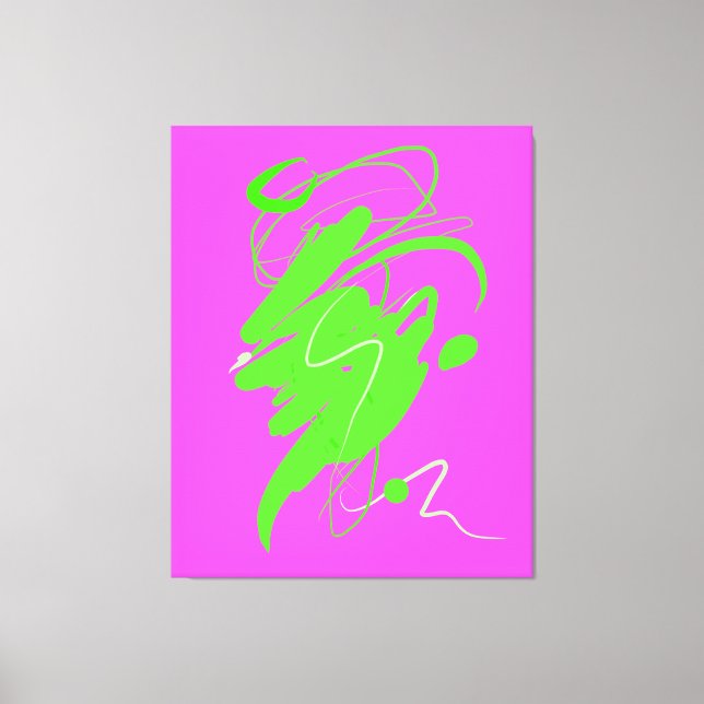 Impressão de tela estendida de dança de contempo v (Frente)