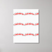 Impressão de tela estendida do logotipo inimitado