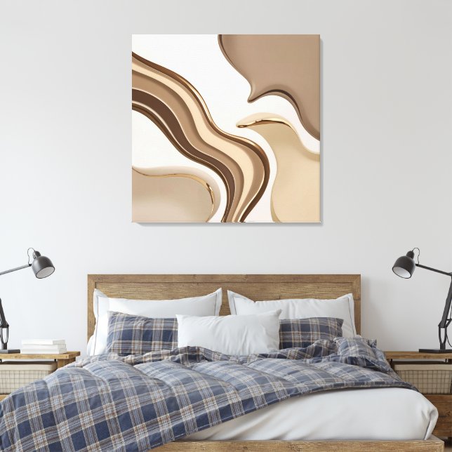 Impressão de tela estendida em na moda gráfico (Insitu(Quarto))