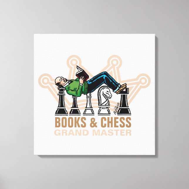 Impressão de Tela Esticada Grande Mestre (Frente)