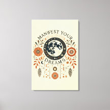 Impressão de Tela Esticada - Manifeste Seus Sonhos