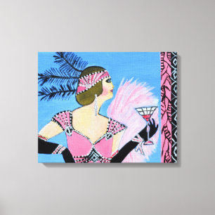 Impressão de tela Lady2 elegante