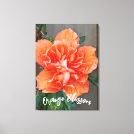 Impressão de Tela Laranja Flutuante