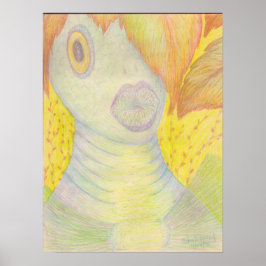 Impressão de tela "Minha Sereia"