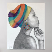 Impressão de tela Premium QUEENCONFIDENCE (8x10)