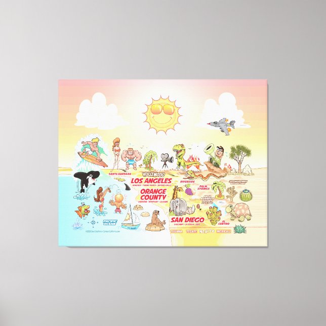 Impressão de Tela SoCal Sunny (Frente)