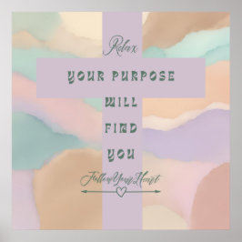 Impressão de Telas Cruzadas Motivacionais Cristãs