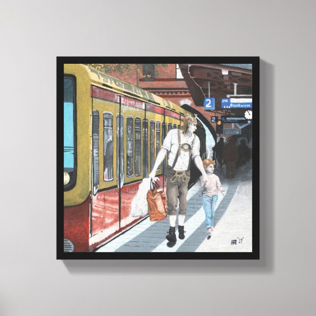 Impressão de Telas de Arte Fantasy da Família Elf  (Frente)