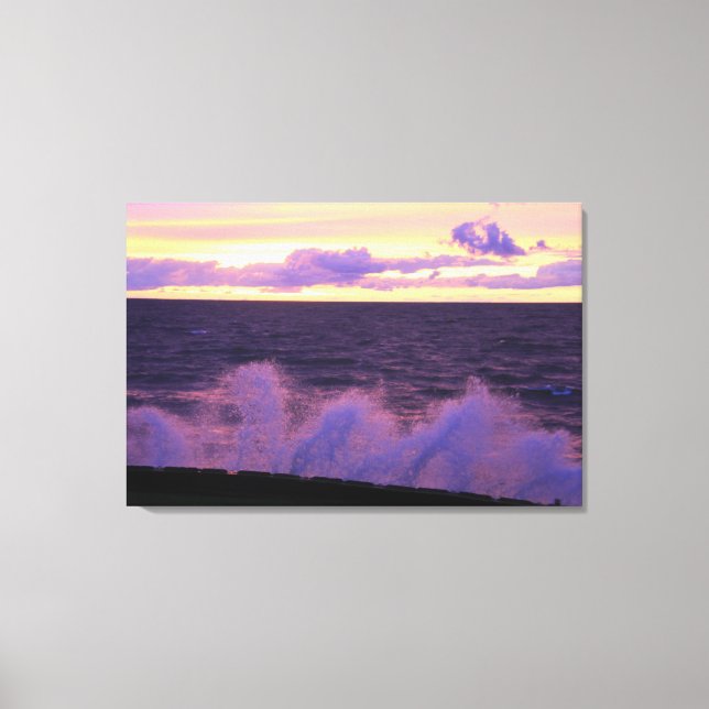 Impressão de Telas de Canvas Esticadas por Ondas S (Frente)