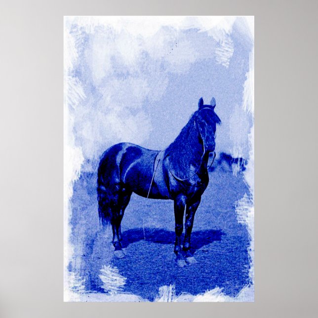 Impressão de Telas de Cavalo da União da Guerra Ci (Frente)