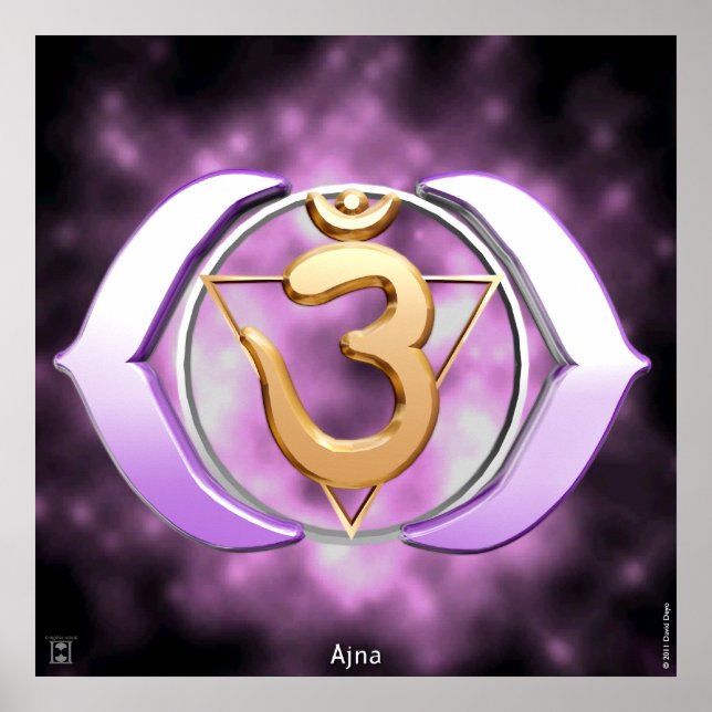 Impressão de Terceiro Olho Chakra (Frente)