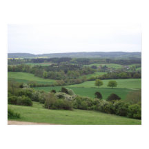 Impressão de Terra Verde e Agradável