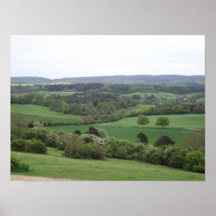 Impressão de Terra Verde e Agradável