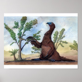 Impressão de Therizinosaurus