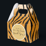 Impressão de Tigre de Caixas Gáveis Personalizadas<br><div class="desc">Caixas de favoritos pequenas e delicadas e elegantes com campos de modelo de texto para que você adicione suas informações escolhidas, seja para um evento corporativo ou pessoal da família. Estas caixas de favor irão ajustado de pequenas casas da moeda, um item de joalharia (se usado como caixa de presentes)...</div>