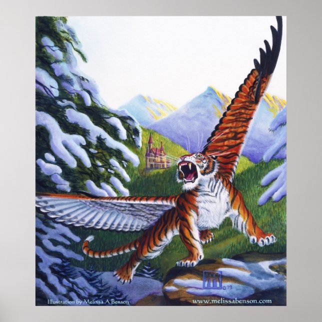 Impressão de Tigre Voador (Frente)