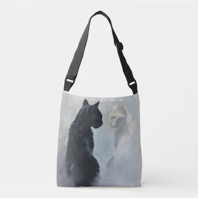 Impressão de Tote Tote Bag All-Over Stare Crossbod (Frente)
