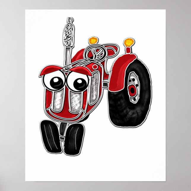 Impressão de Trator Agrícola (Frente)