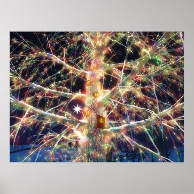 Impressão de Treehouse de Natal (Frente)