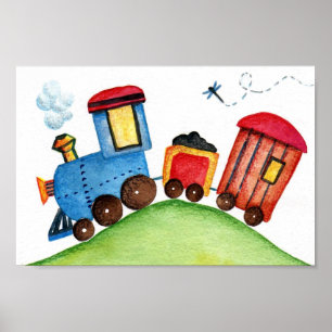 Impressão de trem Choo-choo