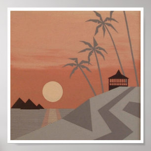 impressão de TROPICS legal (8"x8")