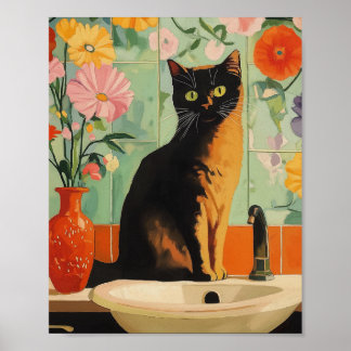 Impressão de uísques e flores selvagens | Gato Sim