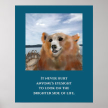 Impressão de Urso Adorável, Papel Poster de Valor