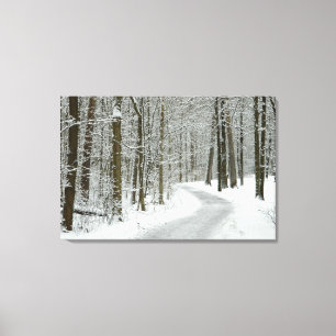 Impressão de vagueamento das canvas do inverno