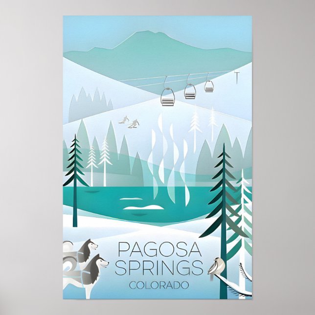 Impressão de Verão Pagosa Springs (Frente)