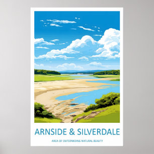 Impressão de Viagem Arnside e Silverdale Arte de P